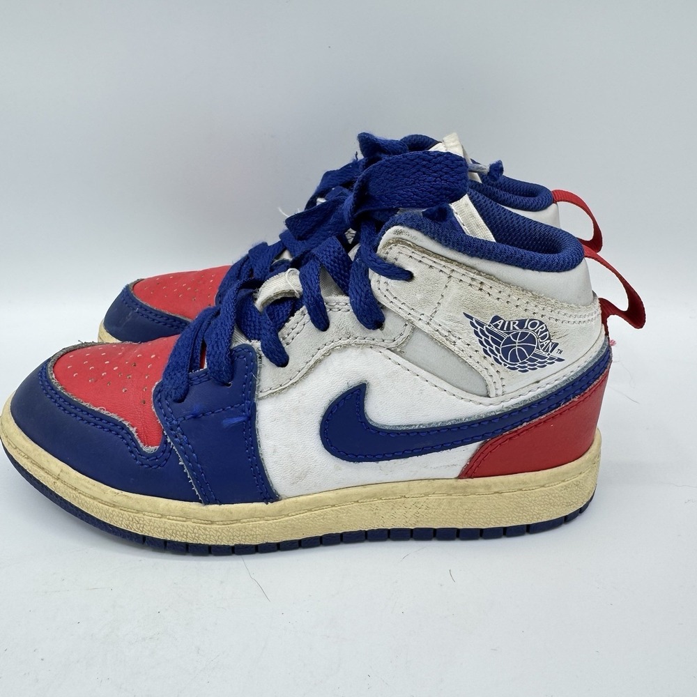 Nike Air Jordan 1 Mid (GS) Shoes Rare Air USA DQ8424-102 Gradeschool Youth 11 C